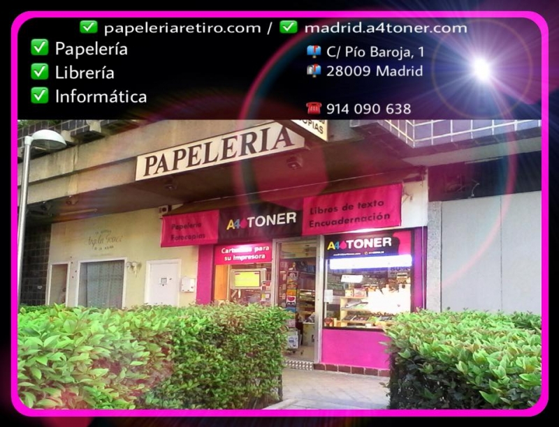 Cartuchos de tinta y toner en Madrid